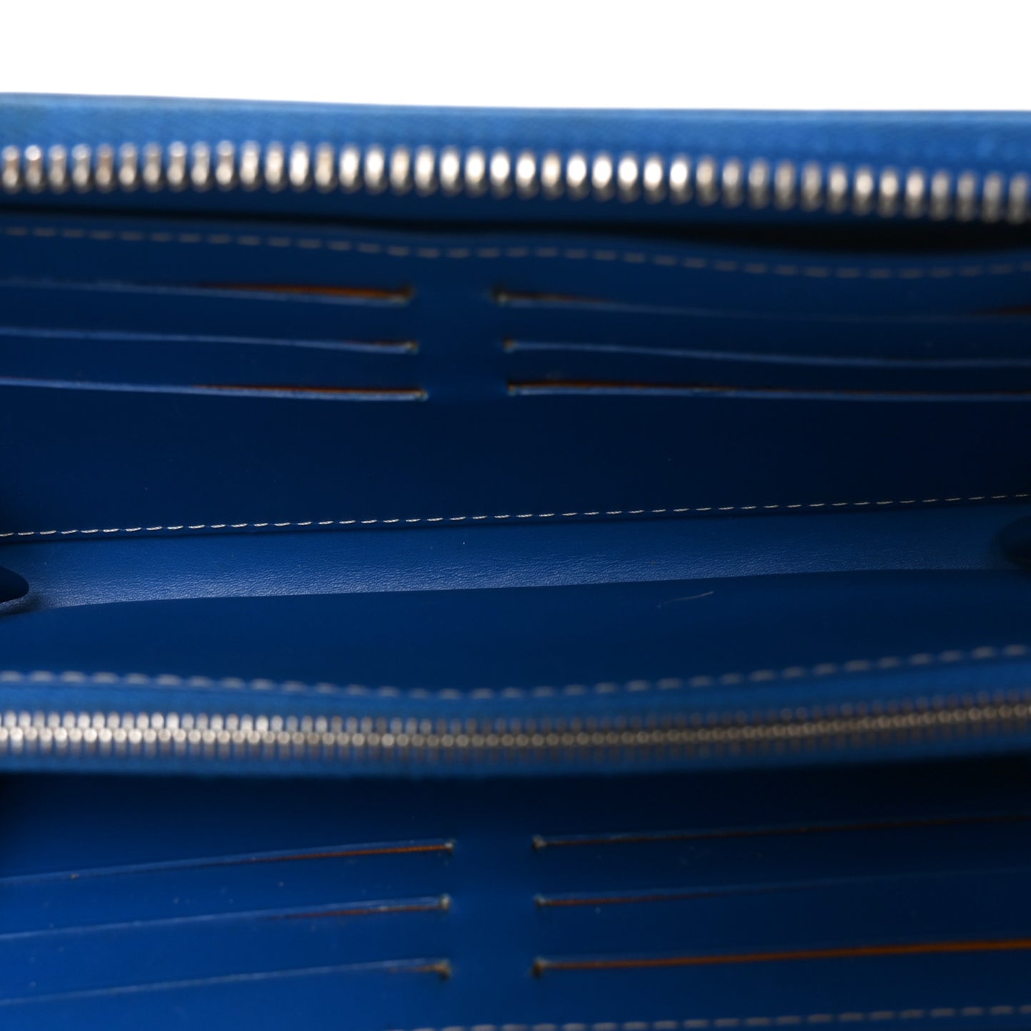 Goyardine Matignon Zip Around GM Wallet Sky Blue