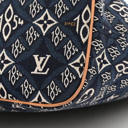 Louis Vuitton Jacquard Since 1854 Neverfull MM Blue 11 of 14