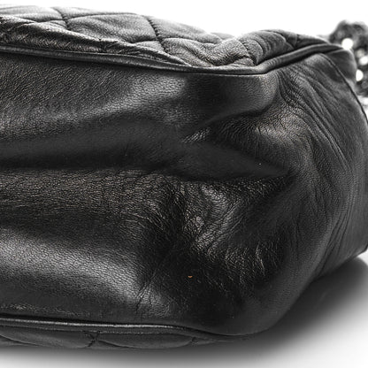 Chanel Lambskin Quilted Chain Mail Camera Case Black 7 of 7