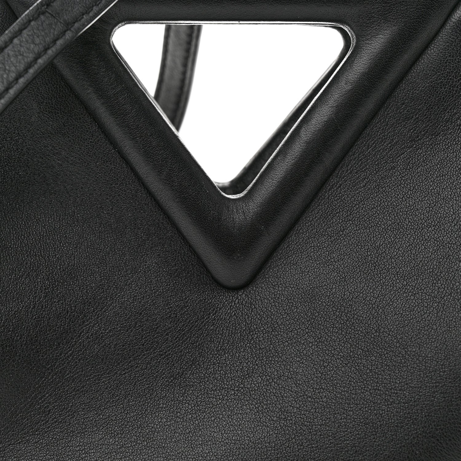 Bottega Veneta Calfskin Small The Point Triangle Bag Black 7 of 12