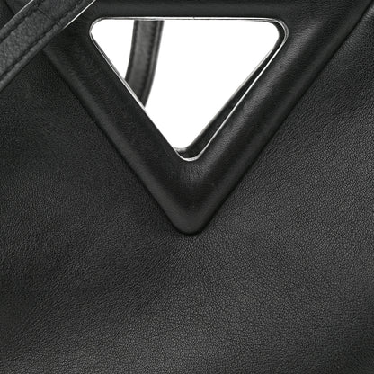Bottega Veneta Calfskin Small The Point Triangle Bag Black 7 of 12