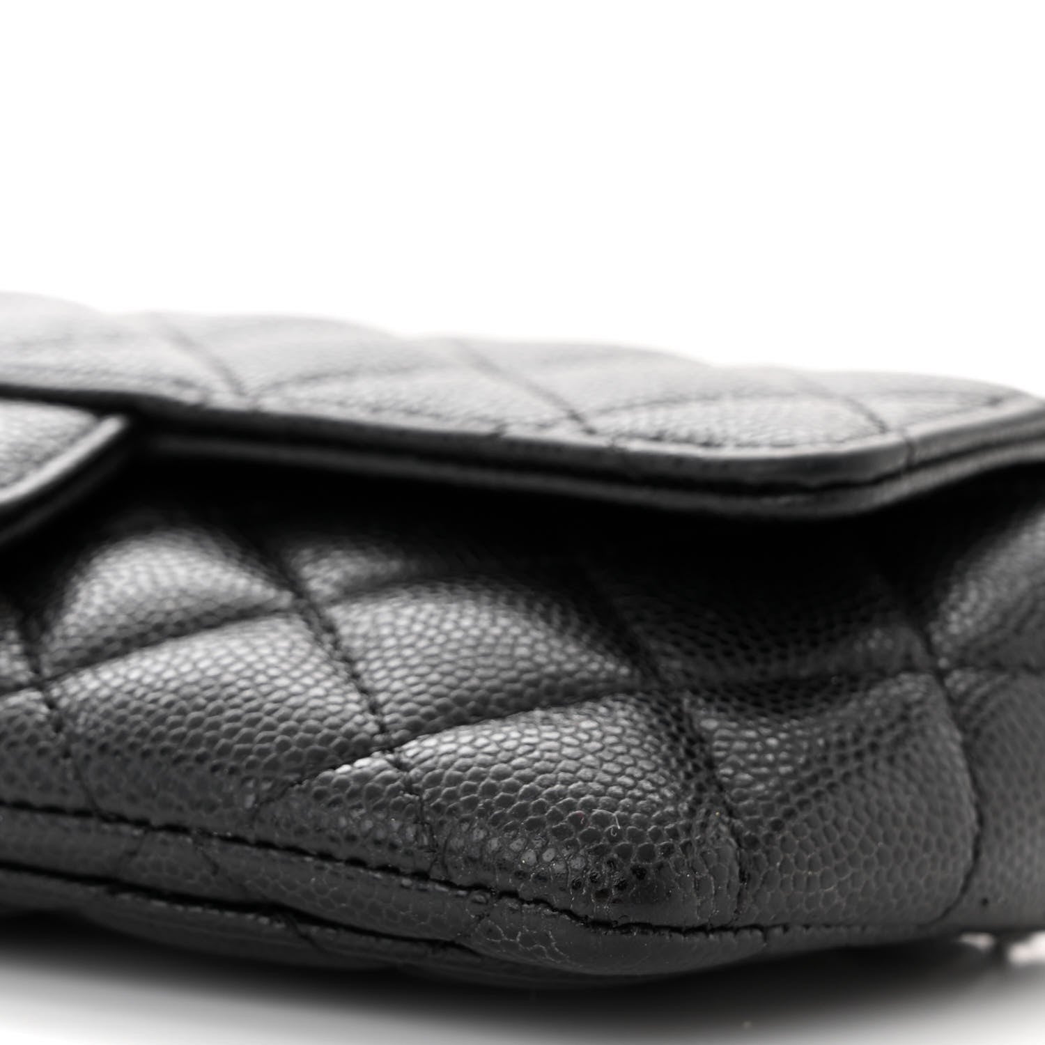 Chanel Caviar Quilted Glasses Case With Chain Black 11 of 12