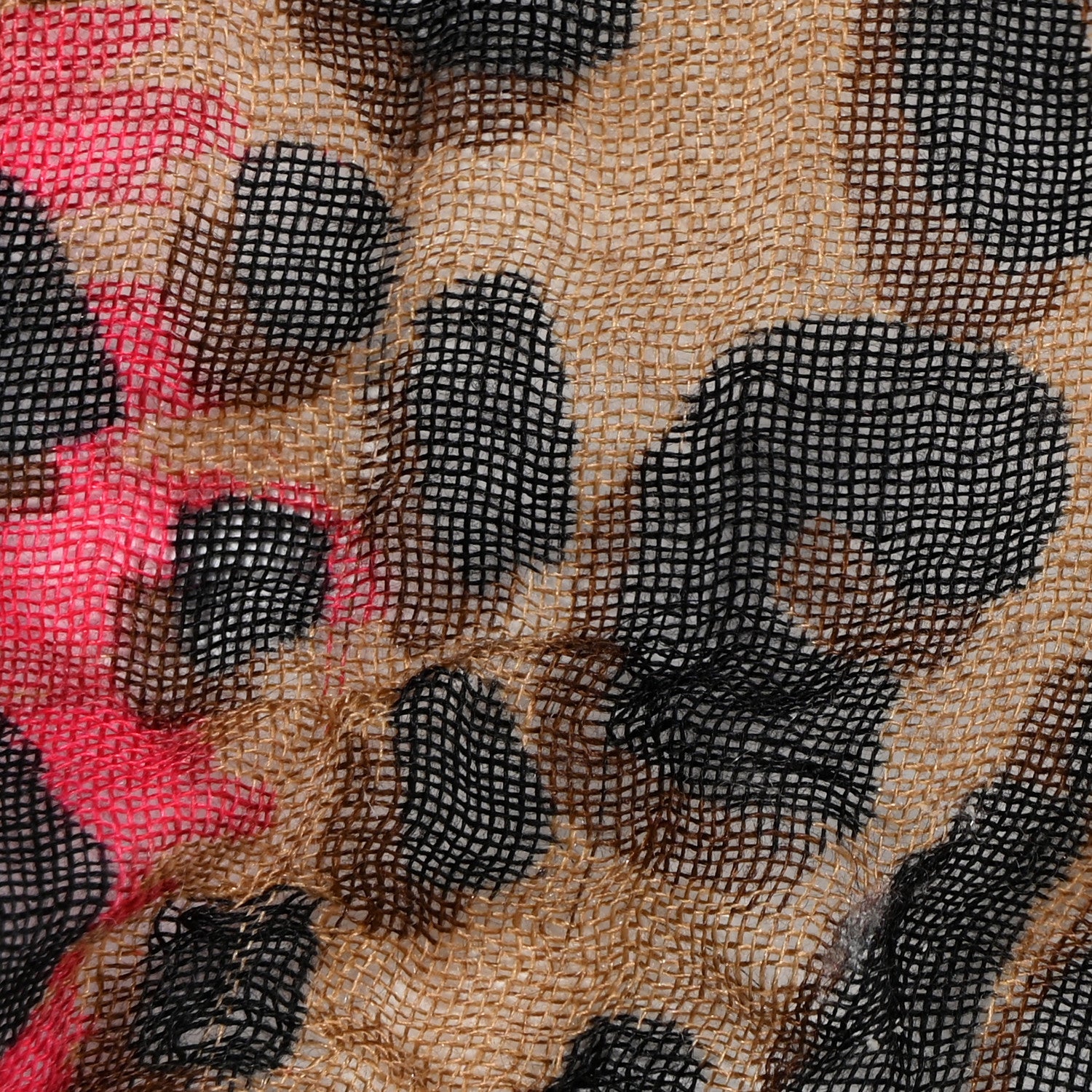 Louis Vuitton Cashmere Silk Leopard Etole Stole Marron Multicolor 5 of 9