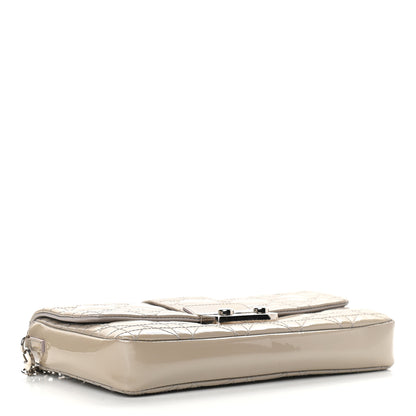 Christian Dior Patent Cannage Miss Dior Promenade Pouch Grey 4 of 8