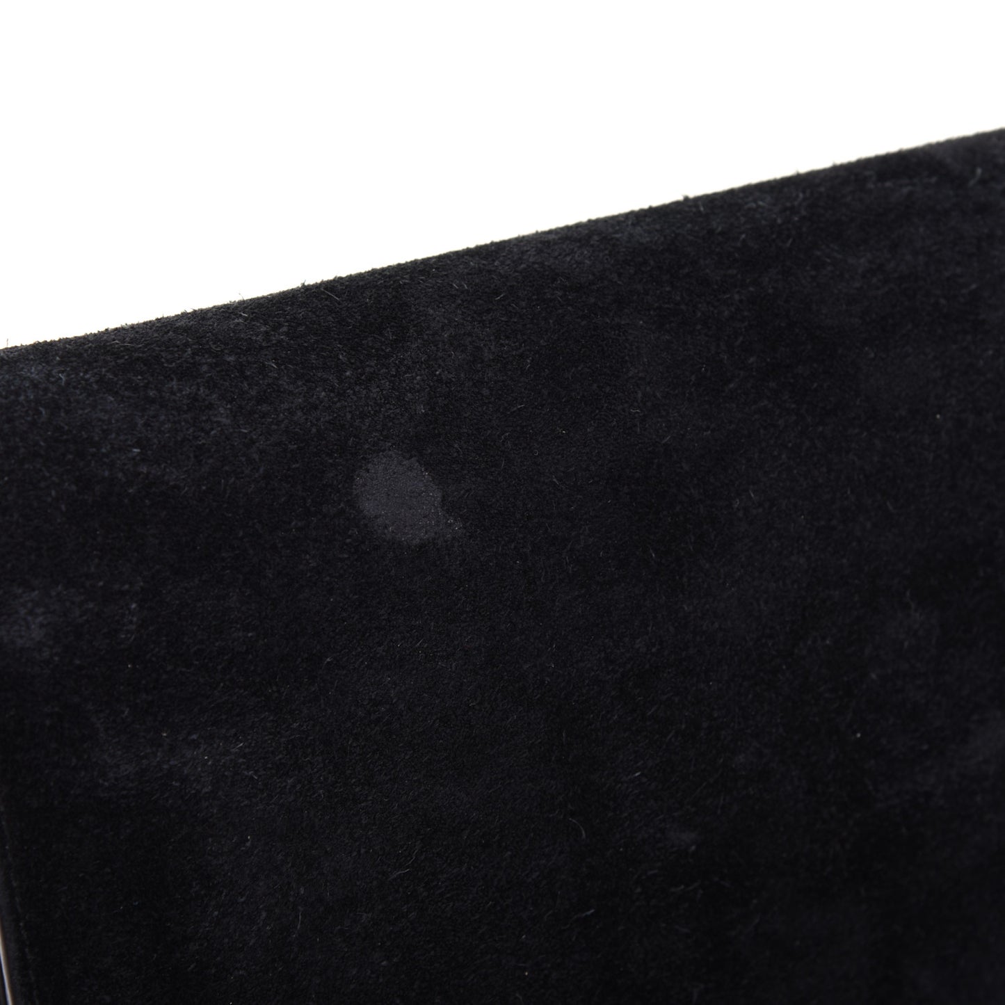 Suede Mini Dionysus Chain Wallet Black