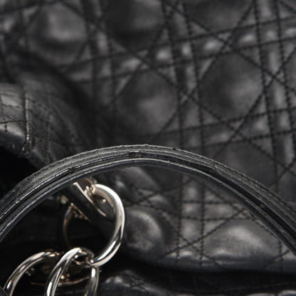 Christian Dior Lambskin Cannage Dior Soft Shopping Tote Black 17 of 17