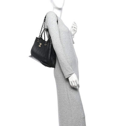 Chanel Calfskin Serial Shopper Tote Black 2 of 14