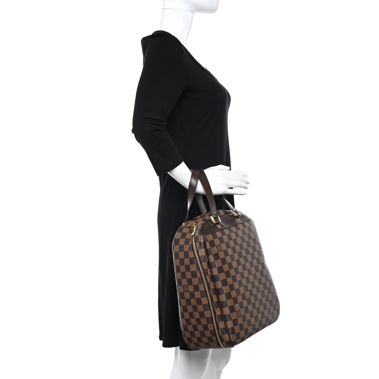 Louis Vuitton Damier Ebene Excursion Shoe Bag 2 of 9