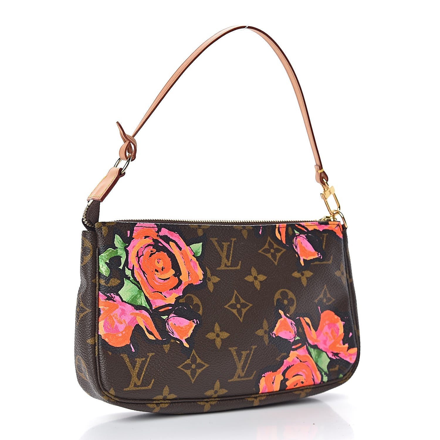 Louis Vuitton Monogram Roses Pochette Accessories 3 of 10