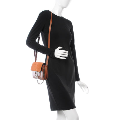 Chloe Suede Calfskin Small Faye Shoulder Bag Tobacco 2 of 8