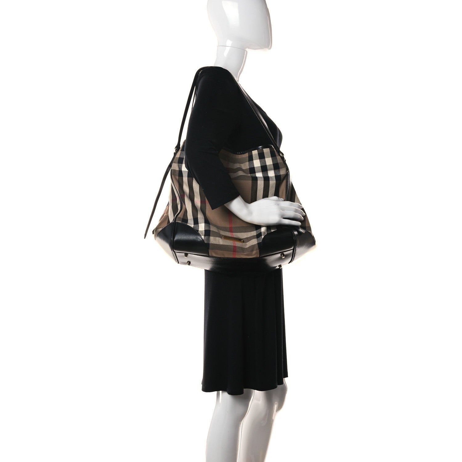 Burberry House Check Canterbury Tote Black 2 of 13