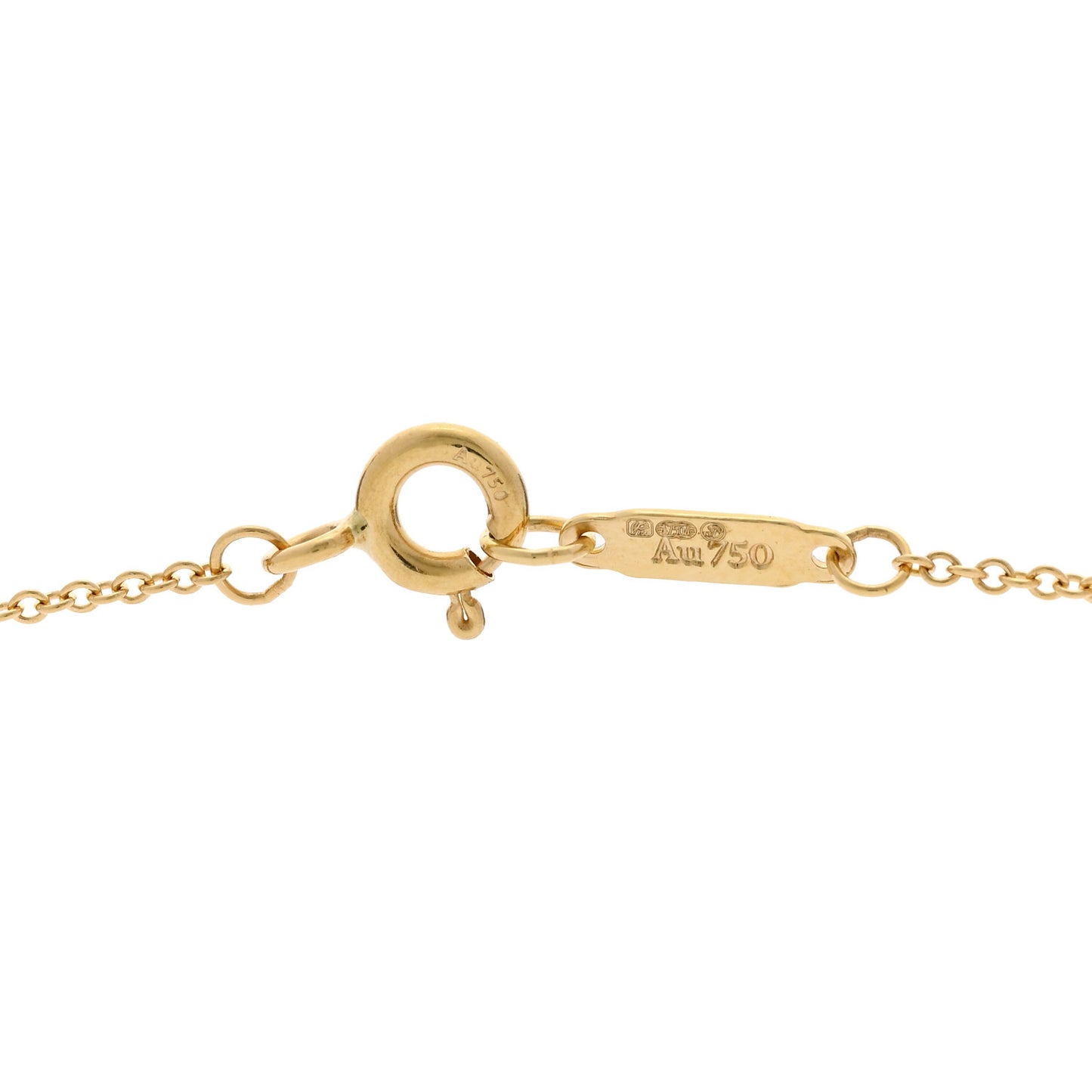 18K Yellow Gold Diamond Mini Heart Pendant Necklace