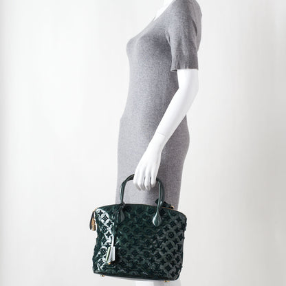 Louis Vuitton Patent Lambskin Fascination Lockit Vert Fonce 2 of 9