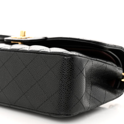 Chanel Caviar Quilted Small Double Flap Black 10 of 11