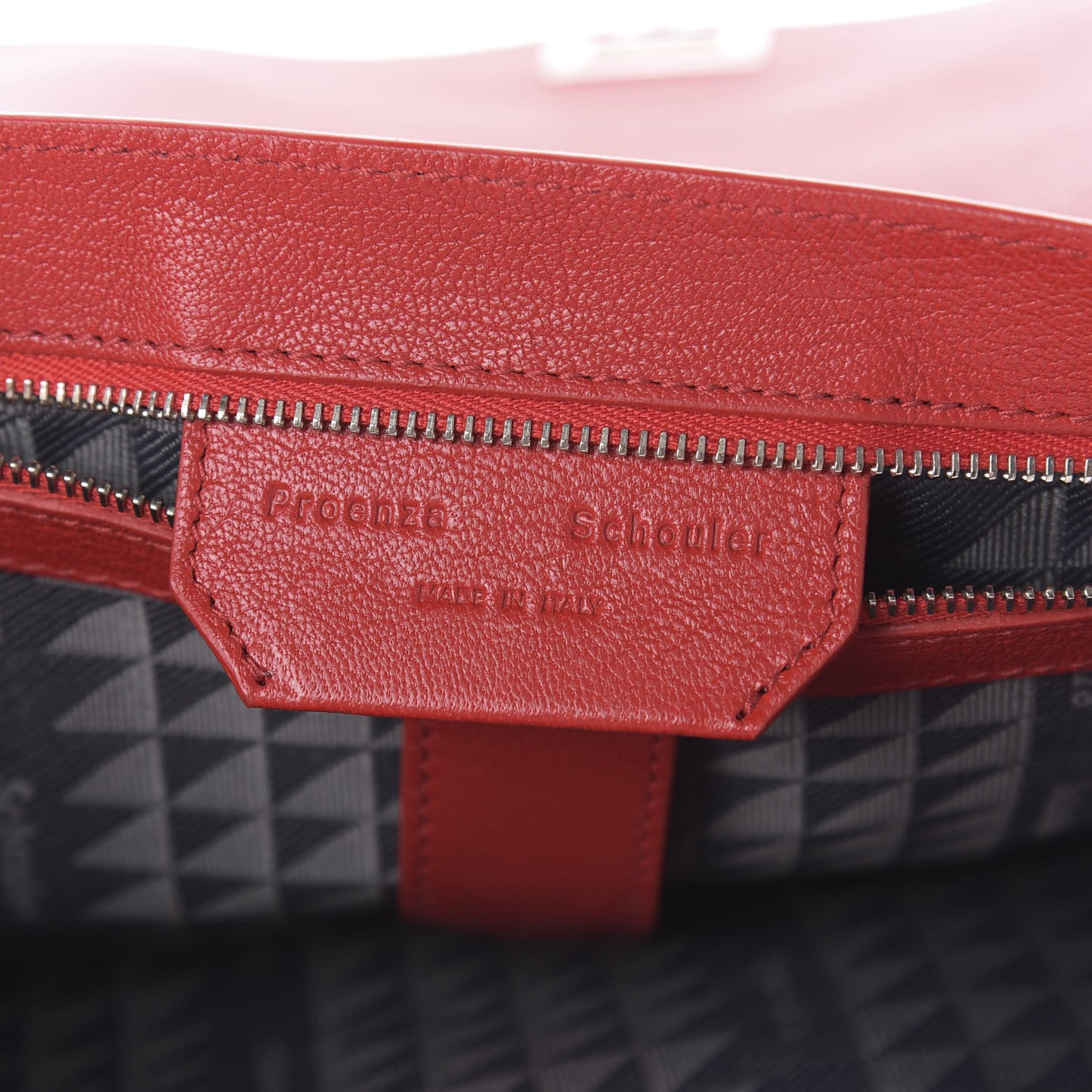 Lambskin Medium PS1 Satchel True Red