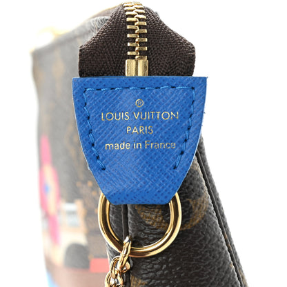 Louis Vuitton Monogram 2019 Christmas Animation Mini Venice Pochette Accessories Blue 6 of 10