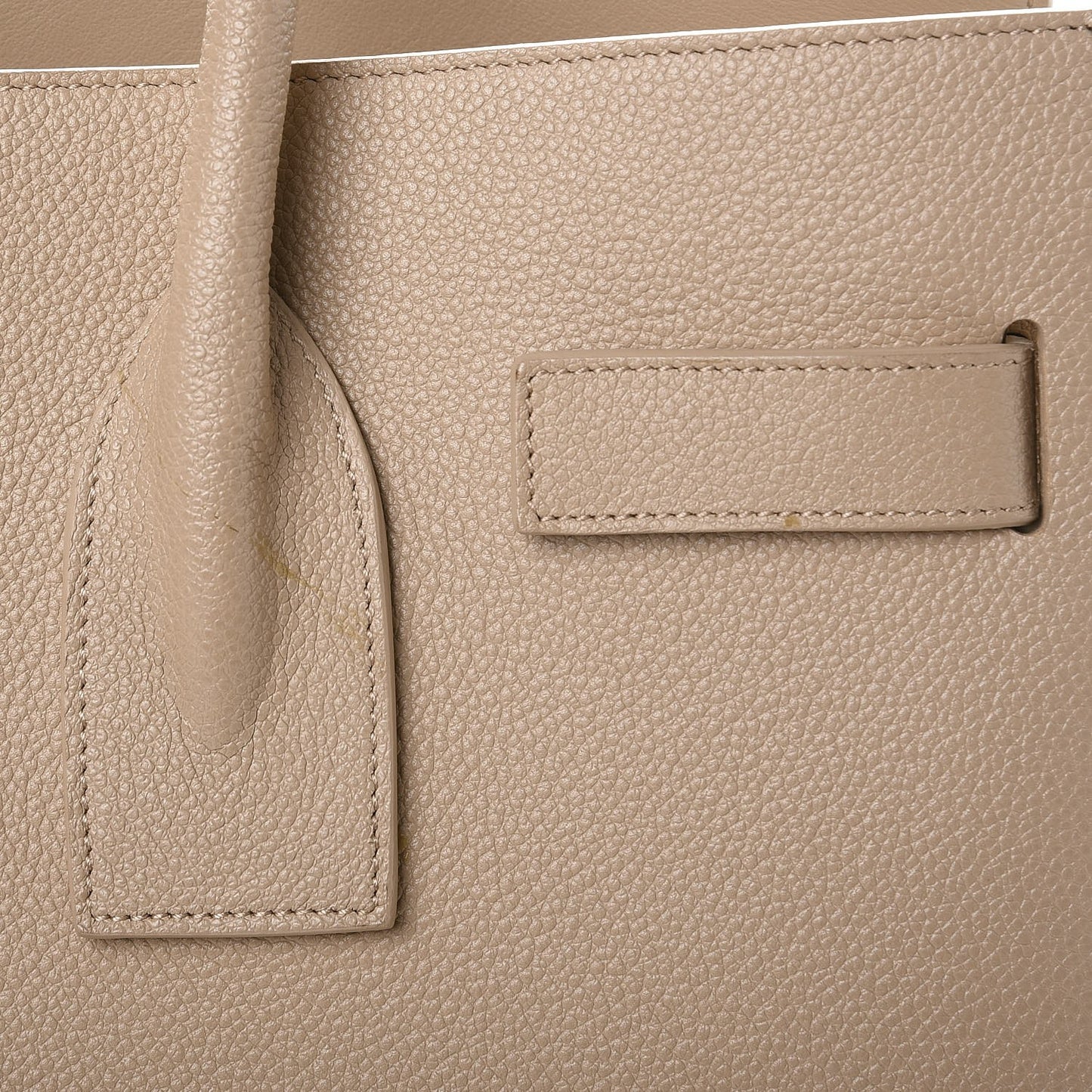 Grained Calfskin Small Sac De Jour Nude Powder