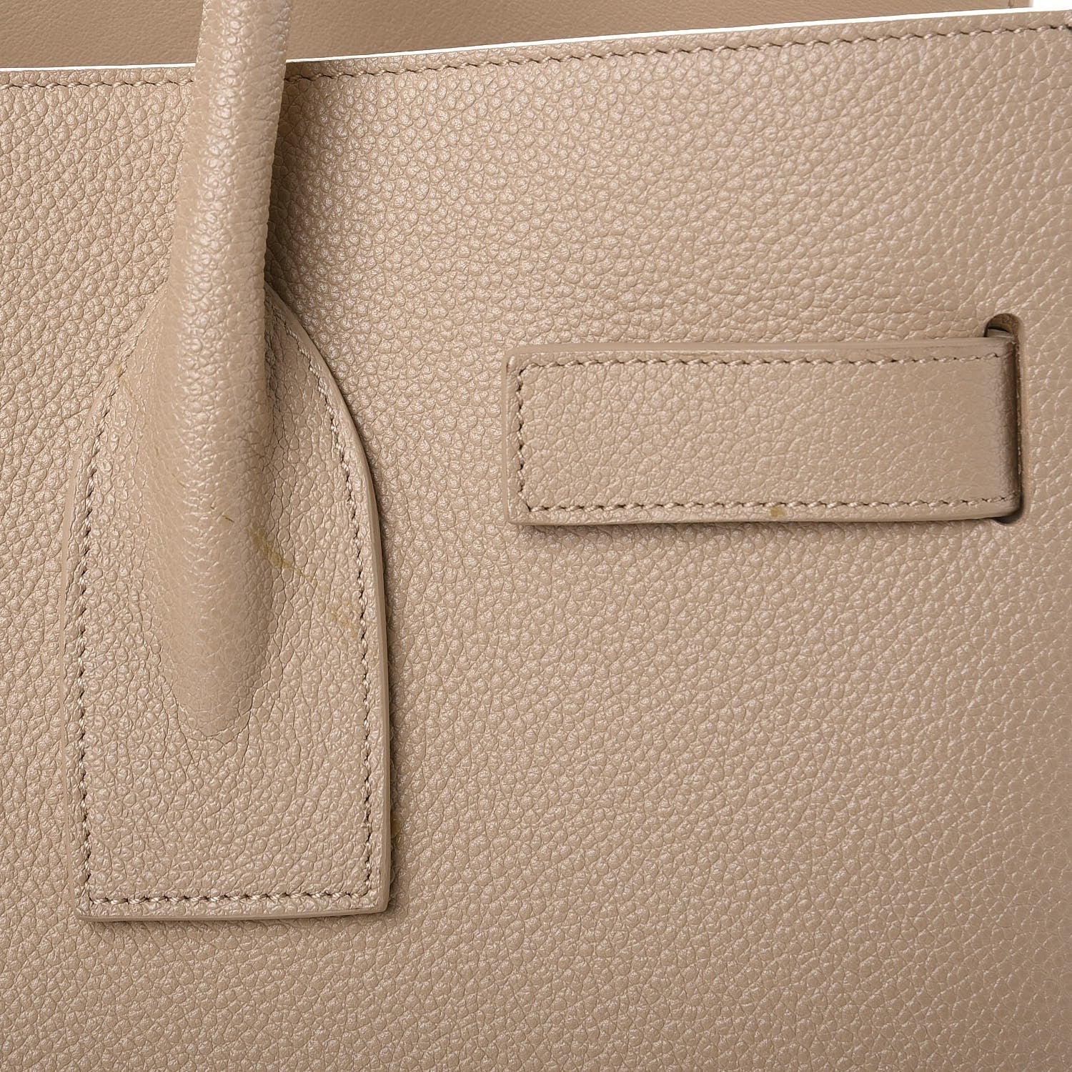 Saint Laurent Grained Calfskin Small Sac De Jour Nude Powder 9 of 11