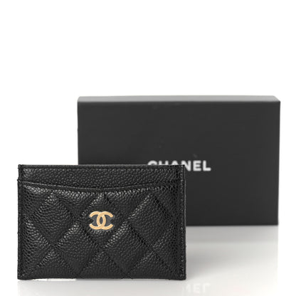 Chanel Caviar Quilted Card Holder Black 11 of 11
