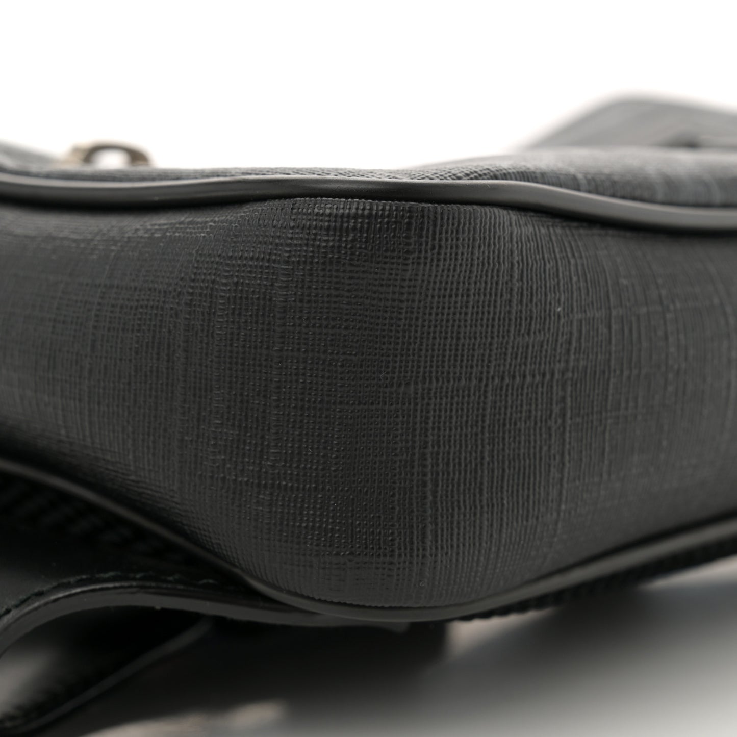 Soft GG Supreme Monogram Web Belt Bag Black Grey