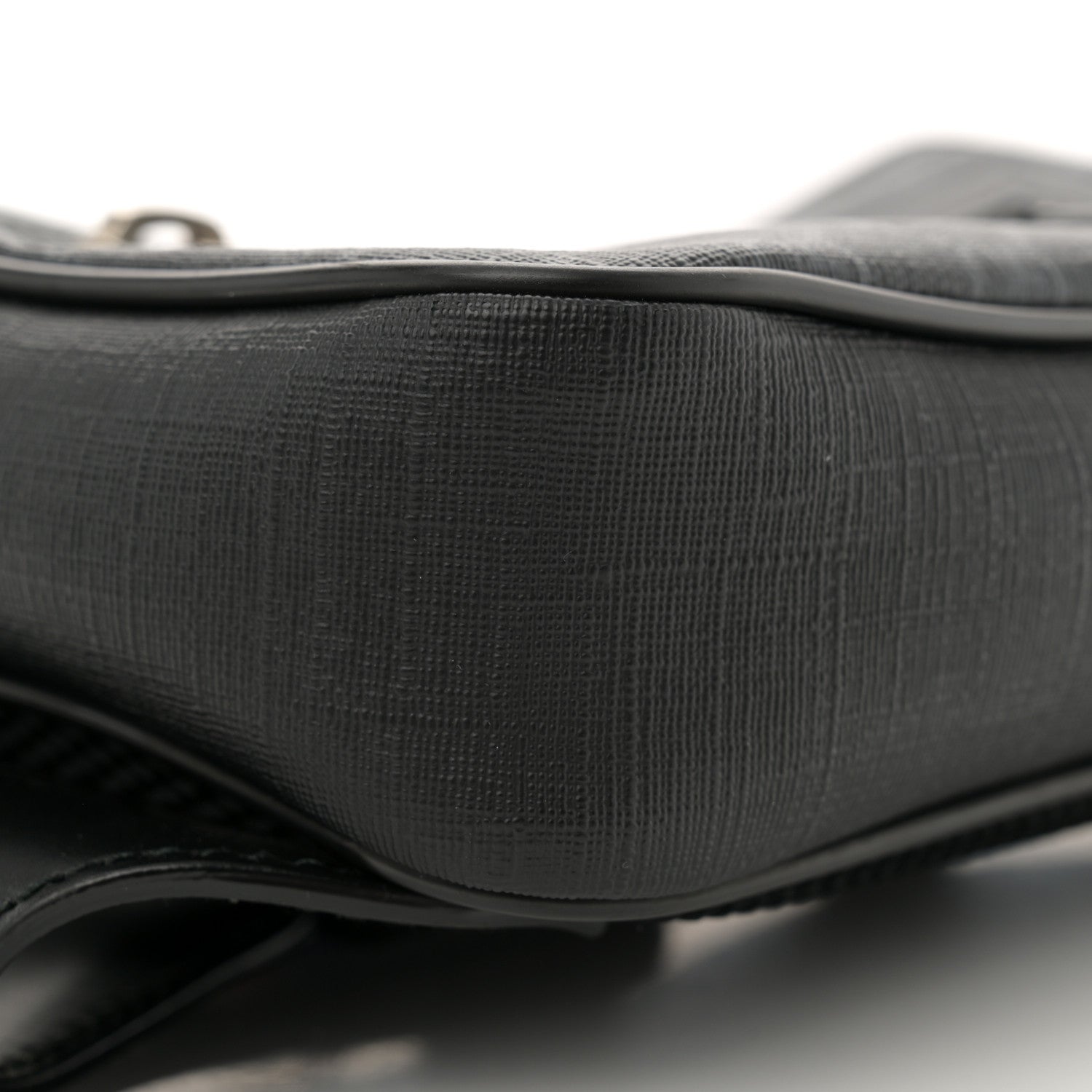 Gucci Soft GG Supreme Monogram Web Belt Bag Black Grey 9 of 10