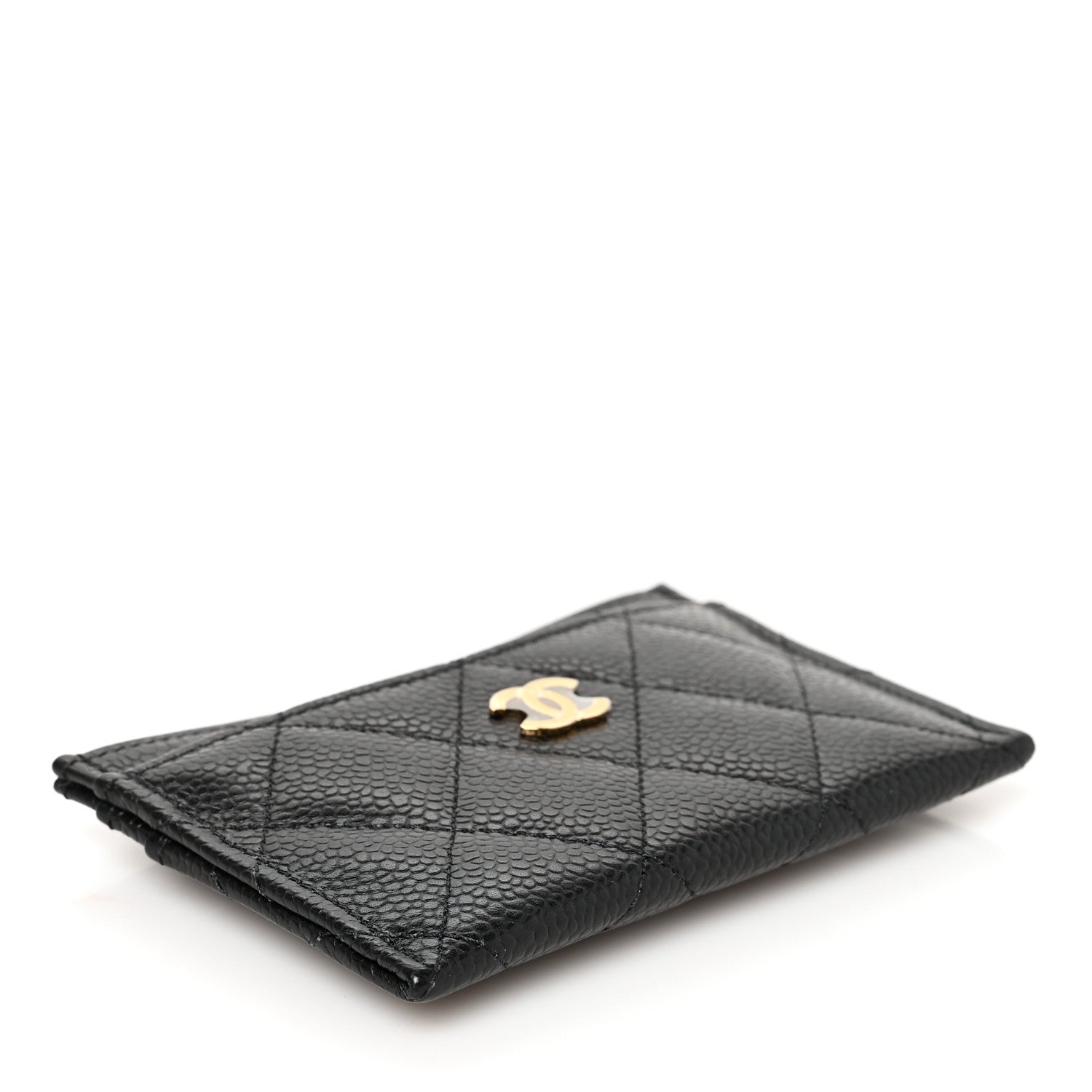 Chanel Caviar Quilted Card Holder Black 4 of 9