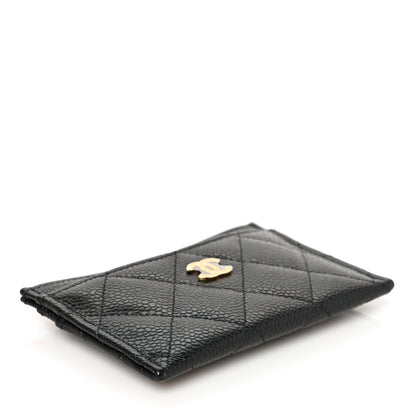 Chanel Caviar Quilted Card Holder Black 4 of 9