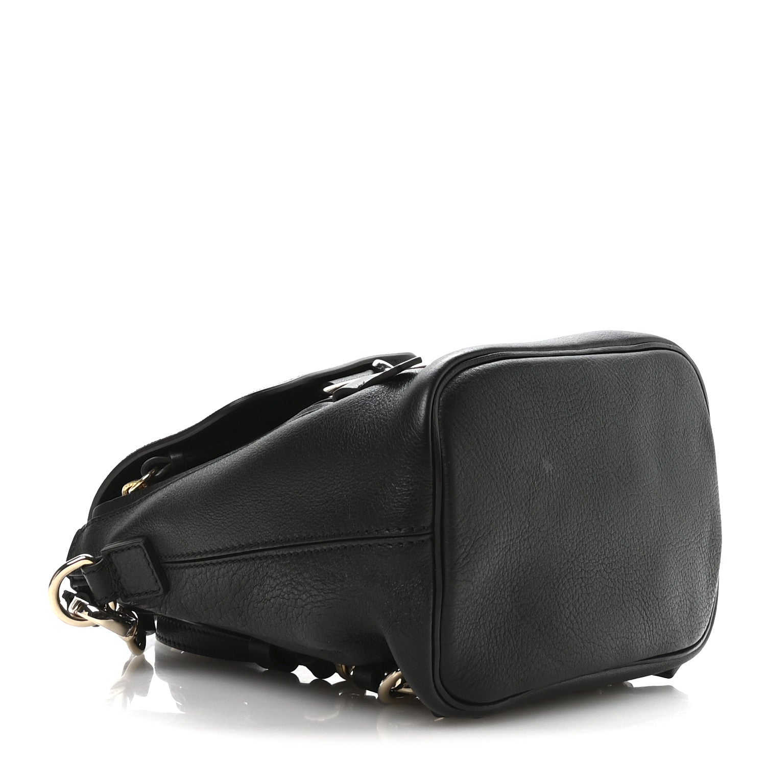Chloe Suede Calfskin Mini Faye Backpack Black 4 of 10