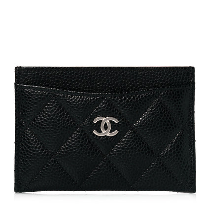 Chanel Caviar Quilted Card Holder Black 1 of 11