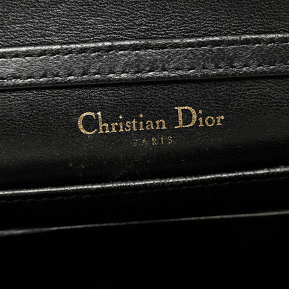 Christian Dior Lambskin Baby Diorama Flap Bag Black 6 of 8