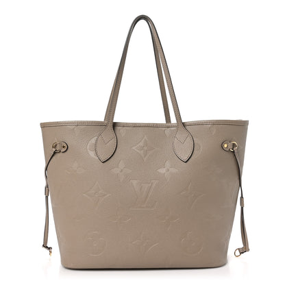 Louis Vuitton Empreinte Monogram Giant Neverfull MM Tourterelle 1 of 10