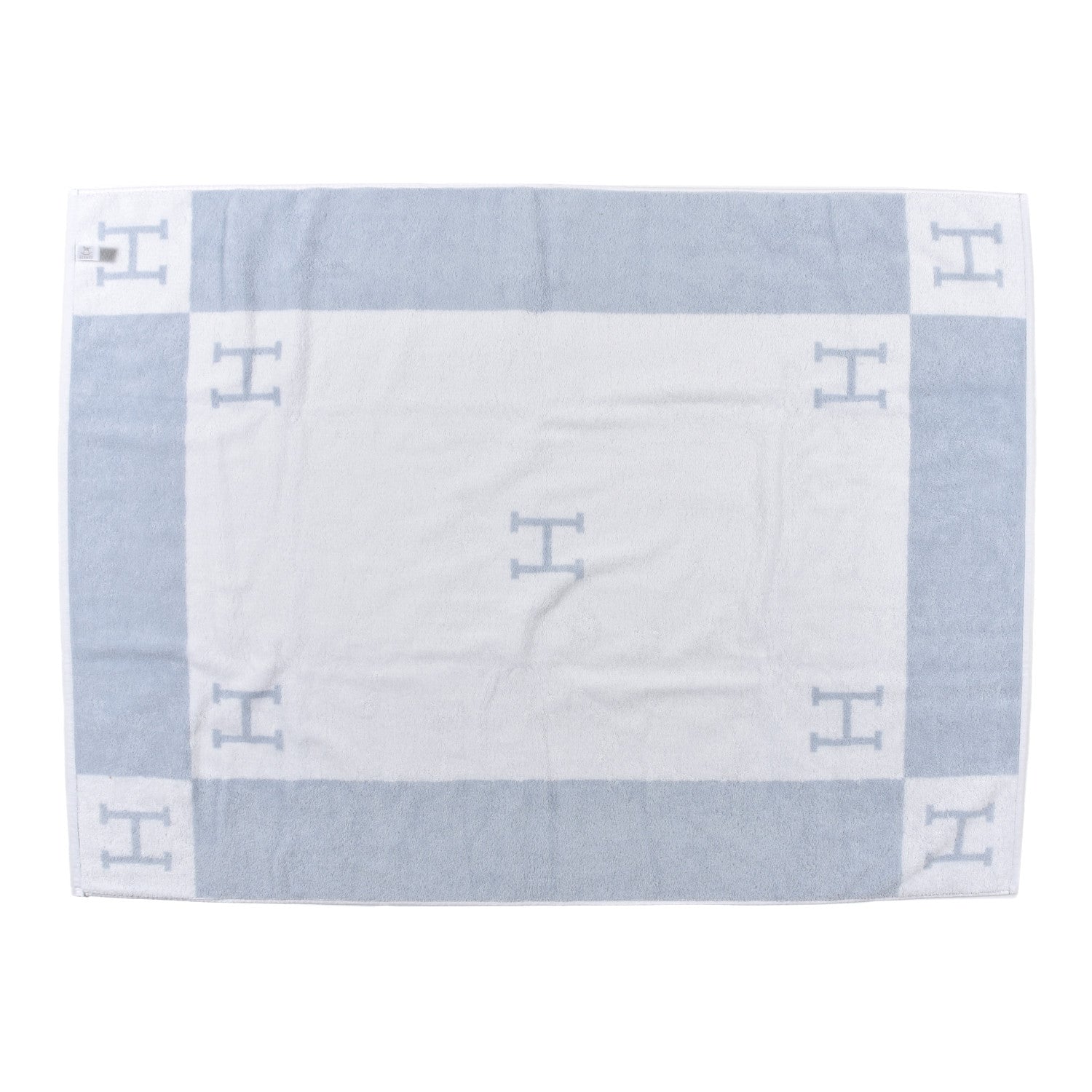 Hermes Cotton Avalon Bath Towel Bleu Glacier 3 of 4