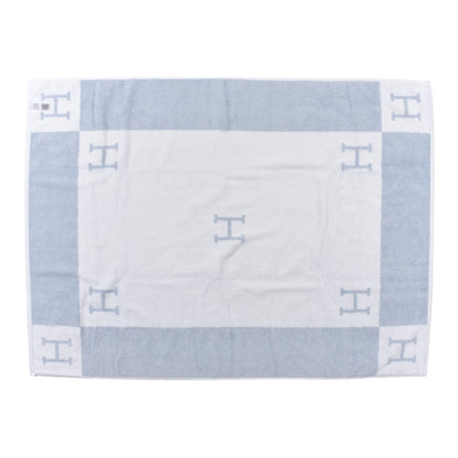 Hermes Cotton Avalon Bath Towel Bleu Glacier 3 of 4