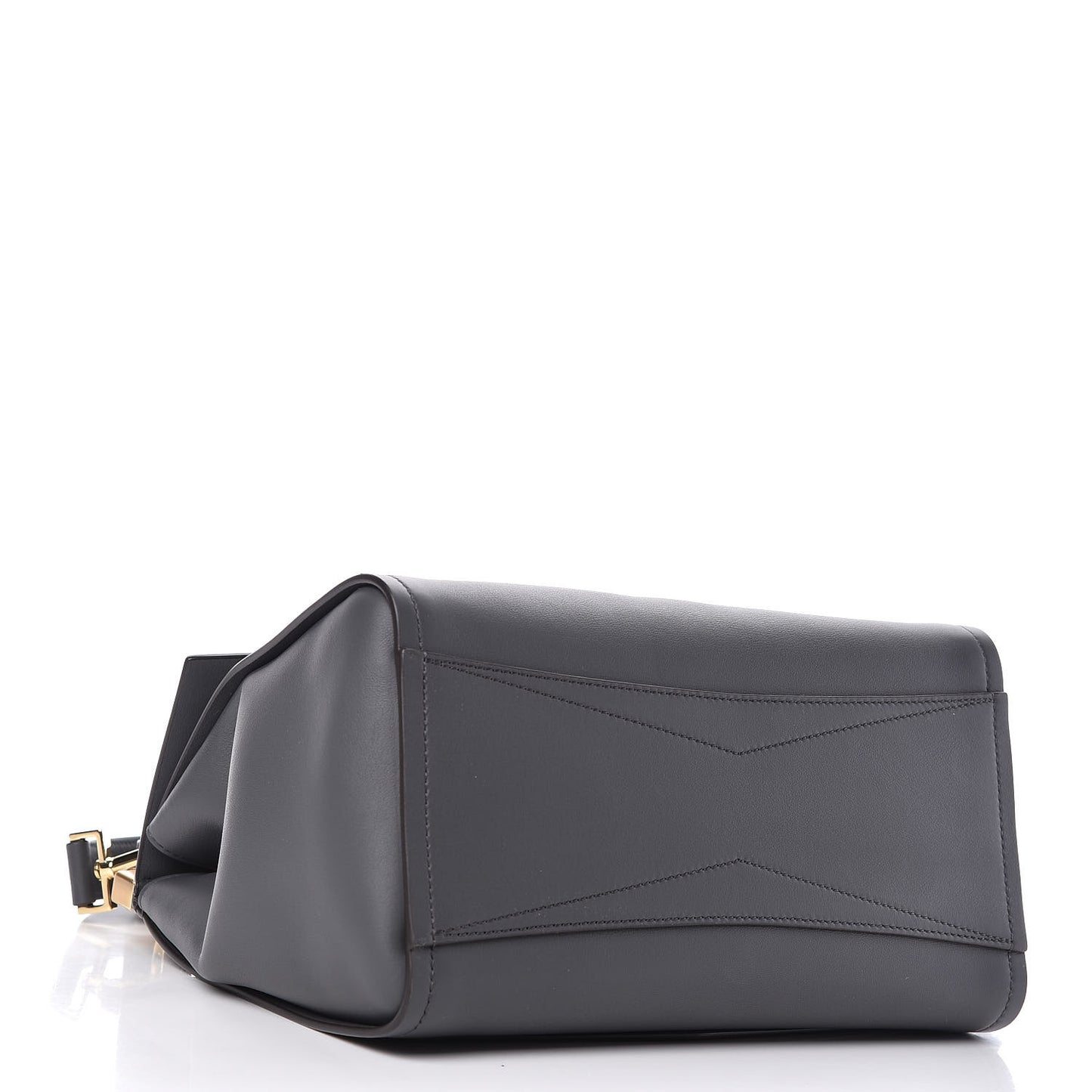 Calfskin Small Mystic Shoulder Bag Storm Grey