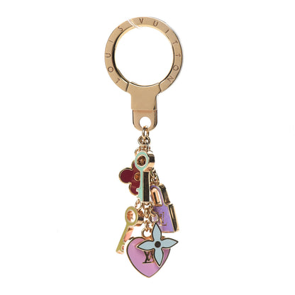 Louis Vuitton Enamel Pretty Charms Key Ring Holder 1 of 4