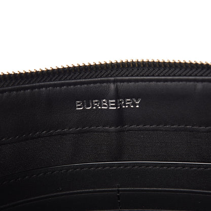 Burberry London Check Edin Zip Pouch Charcoal Grey 6 of 8