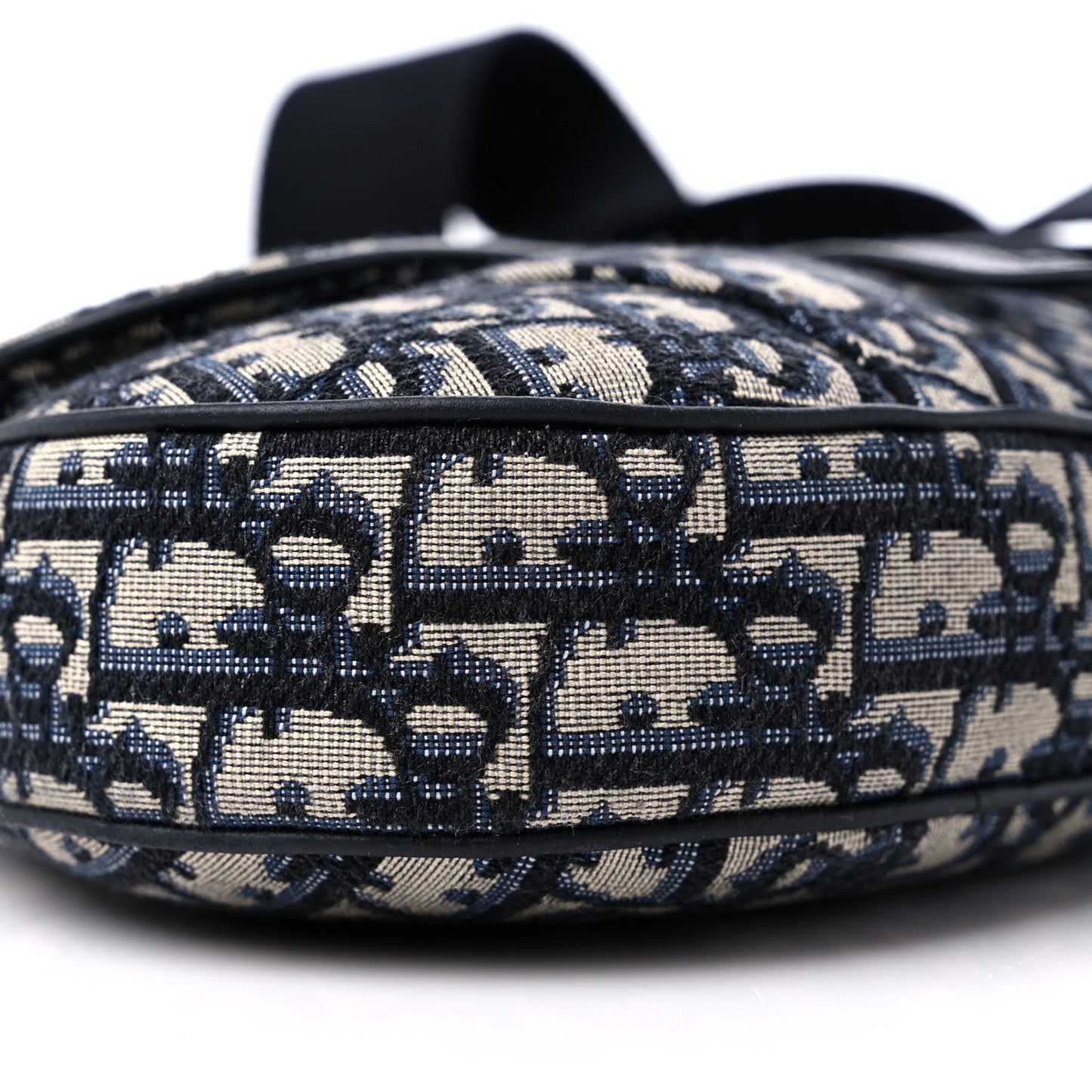 Oblique Mens Saddle Bag Blue