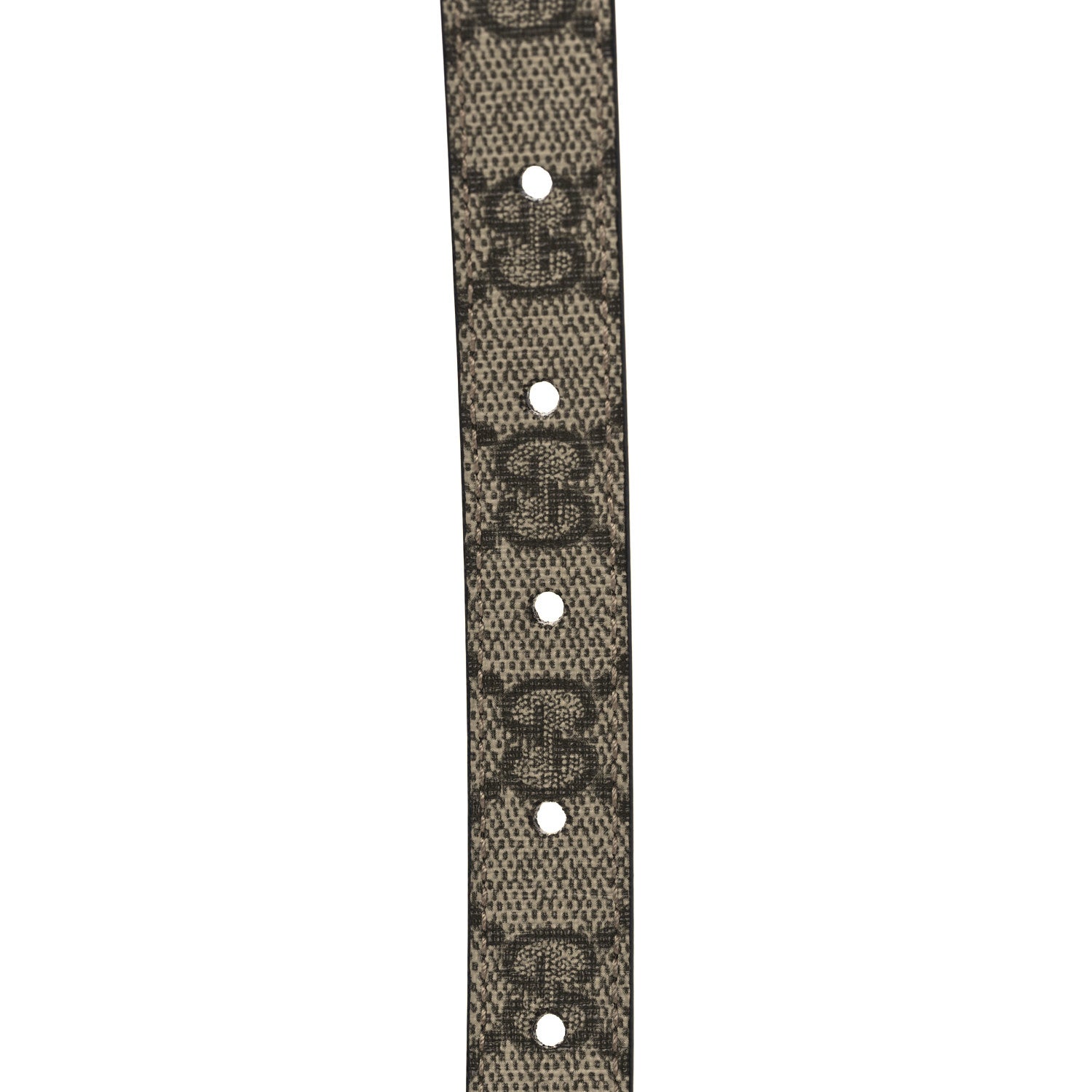 Gucci Calfskin GG Supreme Monogram Double G Reversible 20mm Belt 90 36 Beige New Acero 5 of 6