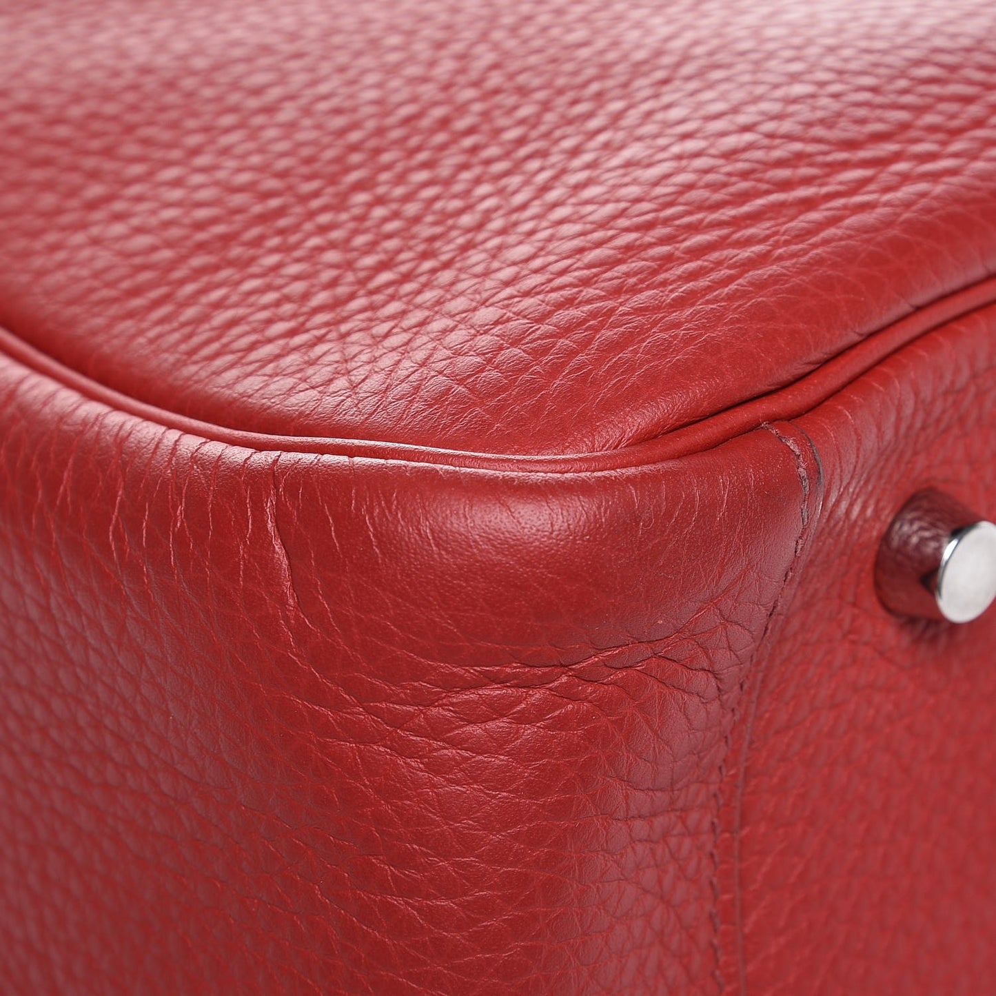 Taurillon Clemence Lindy 34 Rouge Garance