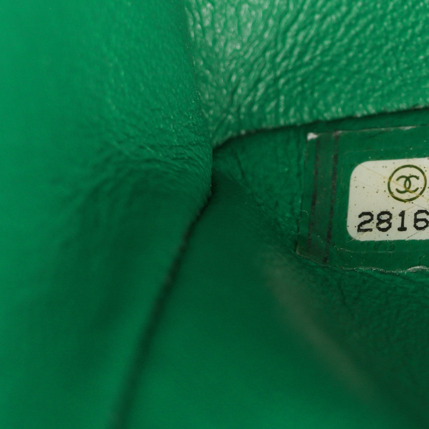 Chanel Aged Calfskin Quilted 2.55 Reissue Mini Flap Green 7 of 10