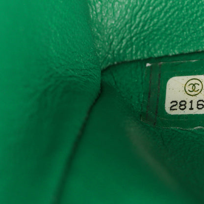 Chanel Aged Calfskin Quilted 2.55 Reissue Mini Flap Green 7 of 10