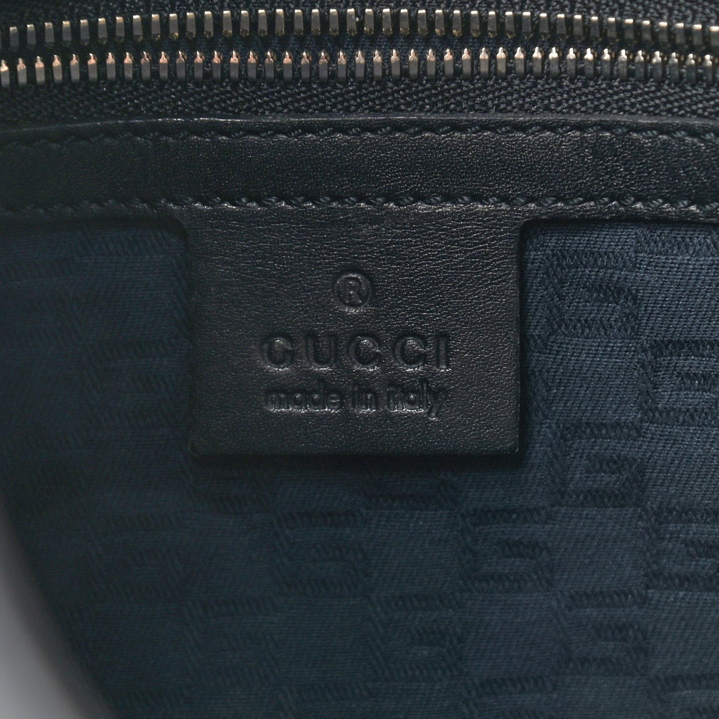 Canvas GG Reins Shoulder Bag Black