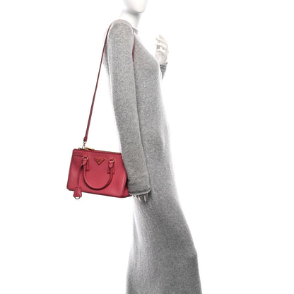 Prada Saffiano Mini Galleria Double Zip Tote Tamaris 2 of 9