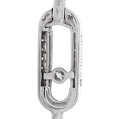 Messika 18K White Gold Diamond Move Uno Flex Bangle Bracelet 3 of 4