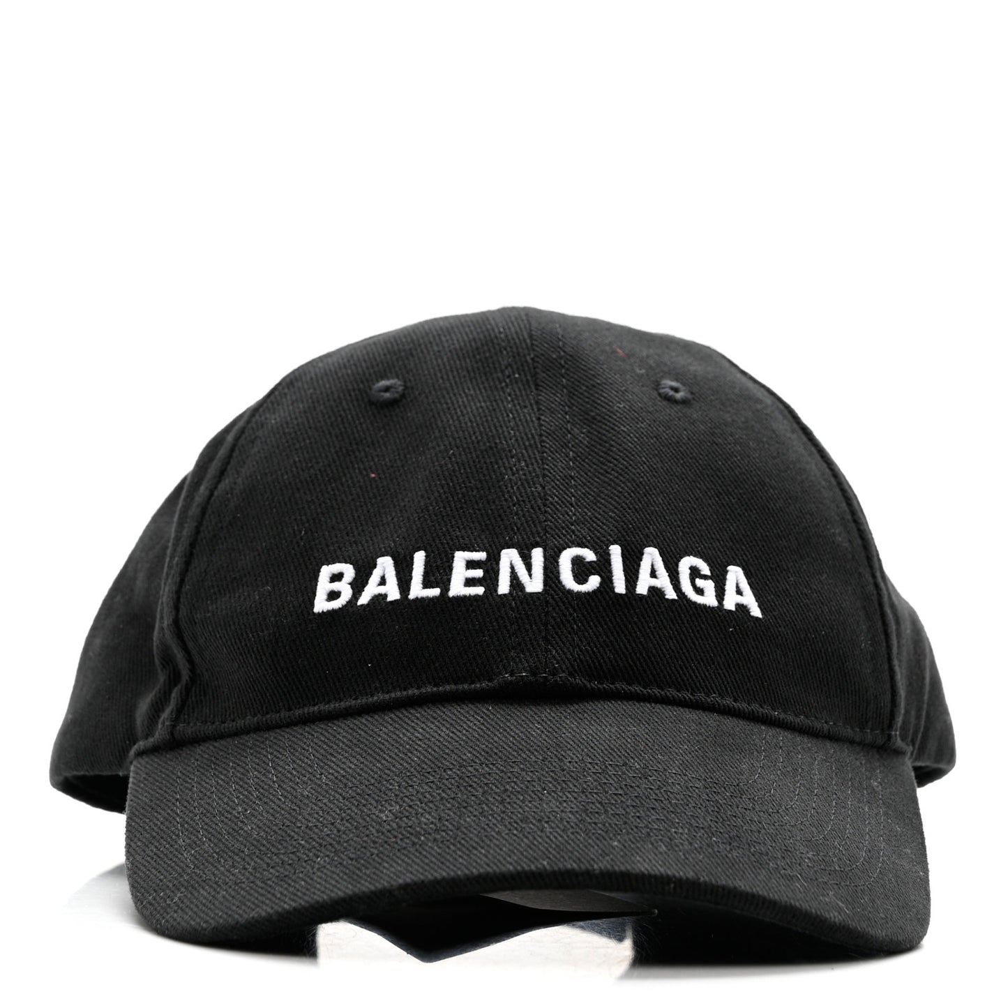 Cotton Drill Logo Classic Baseball Cap 59 L Black White