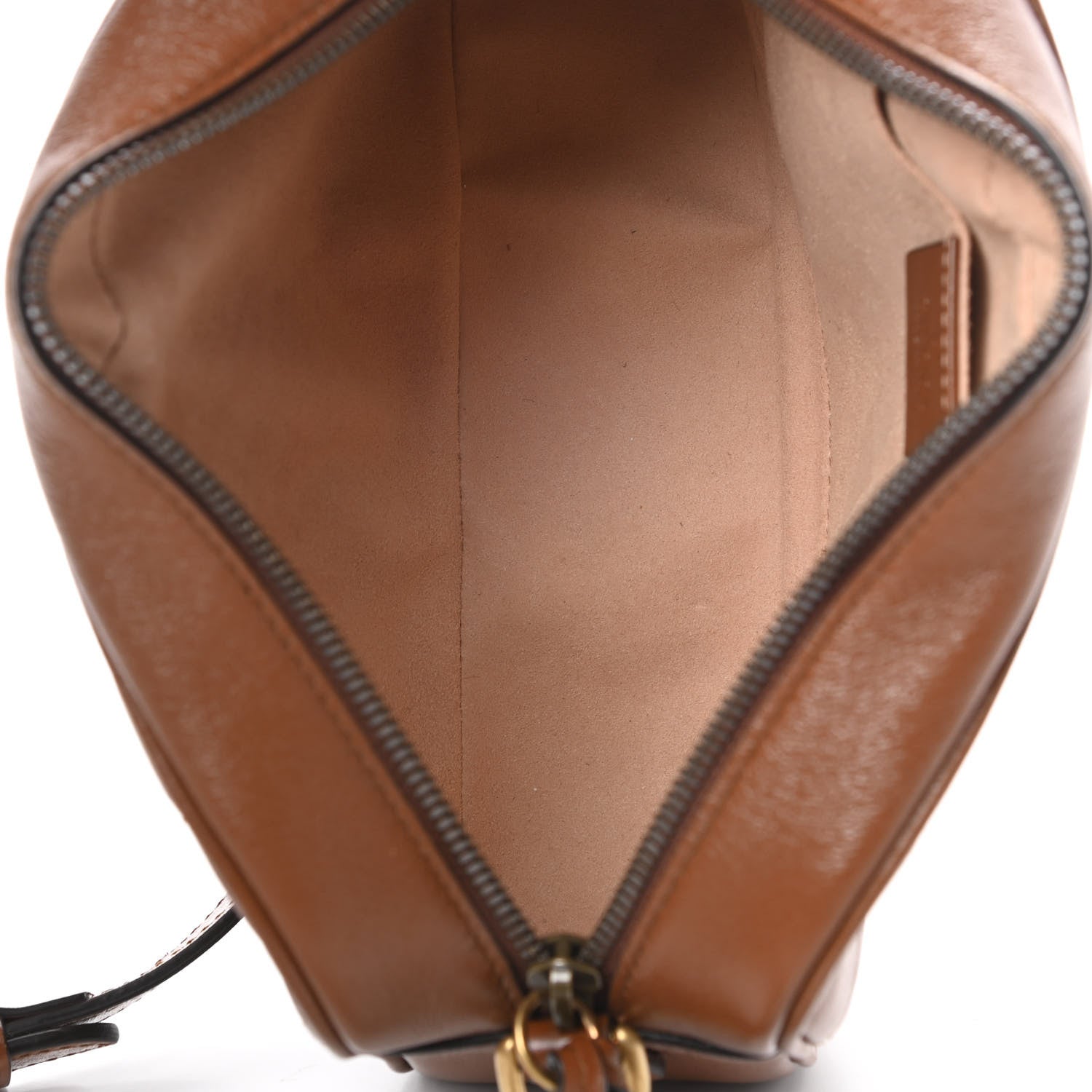 Gucci Glazed Calfskin Matelasse Diagonal Small GG Marmont Chain Shoulder Bag Cuir 5 of 12