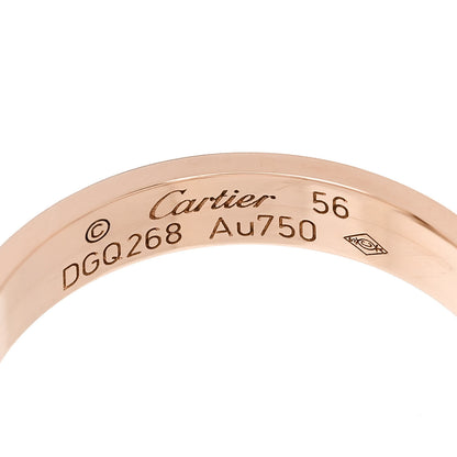Cartier 18K Pink Gold 3.5mm LOVE Wedding Band Ring 56 7.5 4 of 5