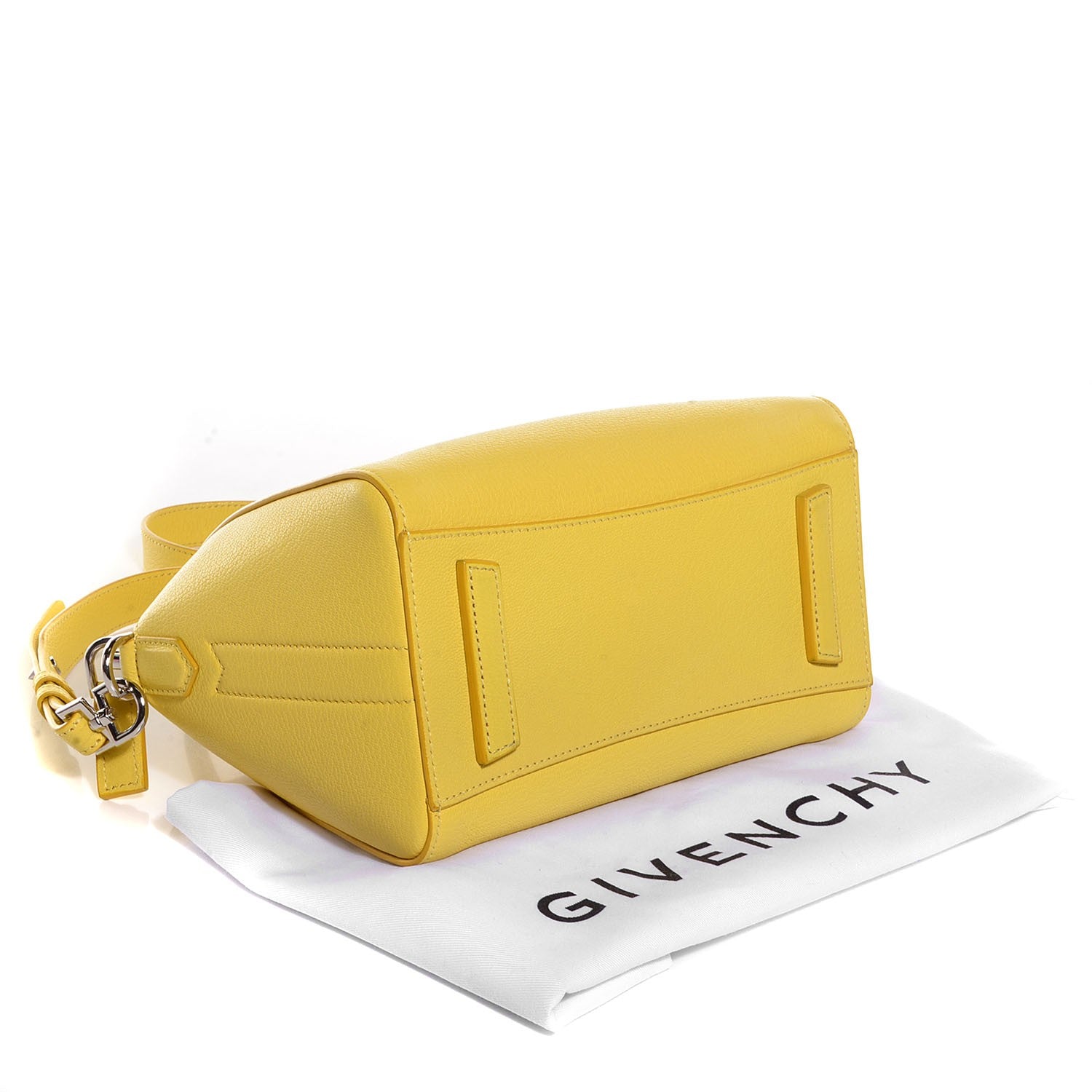 Givenchy Sugar Goatskin Mini Antigona Yellow 4 of 10