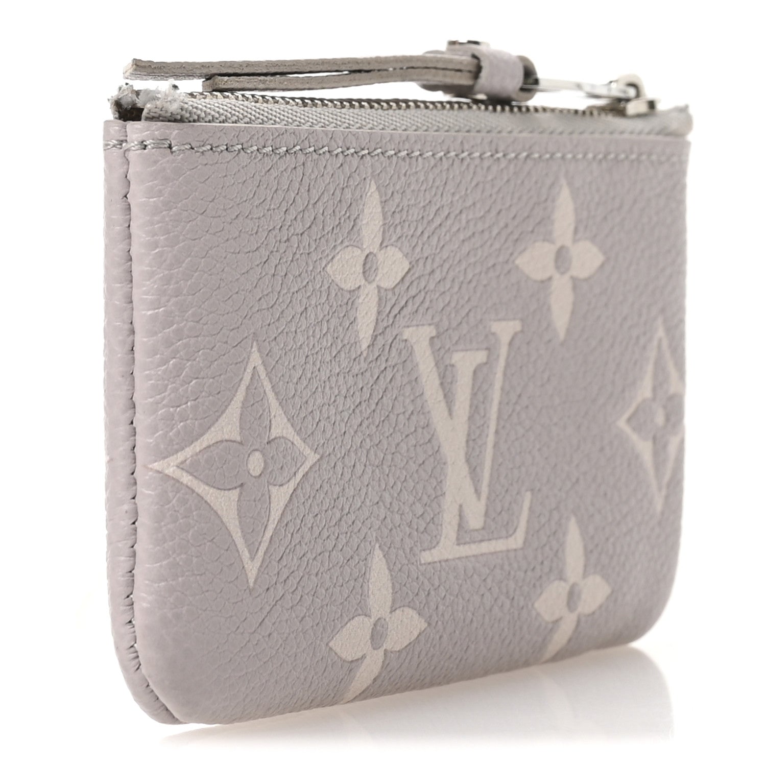 Louis Vuitton Empreinte Monogram Giant Key Pouch Brume Gray White