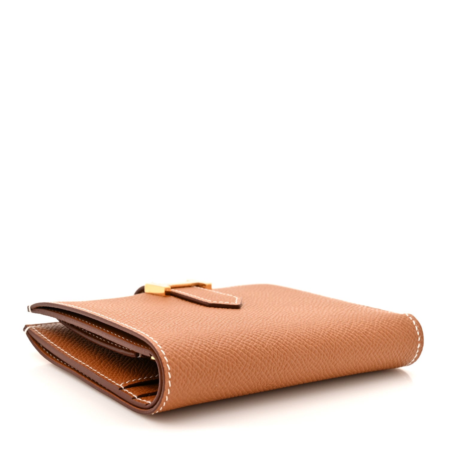 Hermes Epsom Bearn Compact Wallet Gold 4 of 9